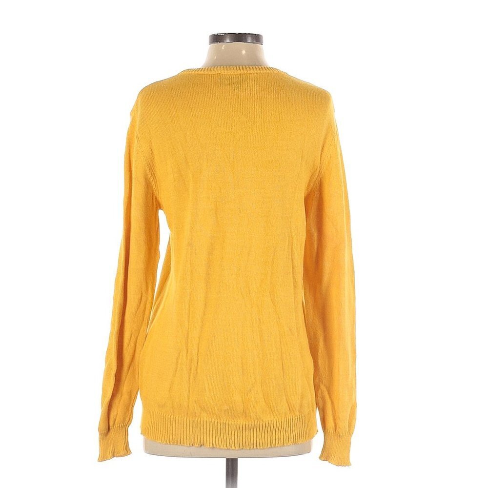 Very Troubled Child Linea Leggera Yellow Zebra Intarsia Sweater Small - Picture 3 of 4